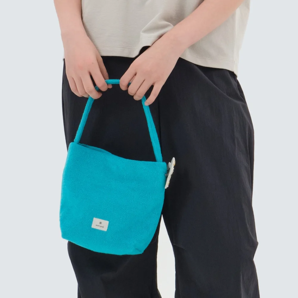 毛圈布 迷你 托特袋 Blue (S25MWFTB79)