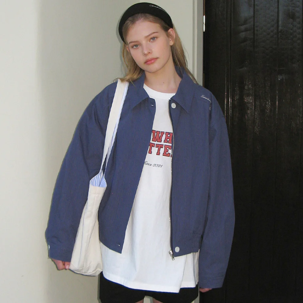 Salt Bomber Jacket - Vintage Blue