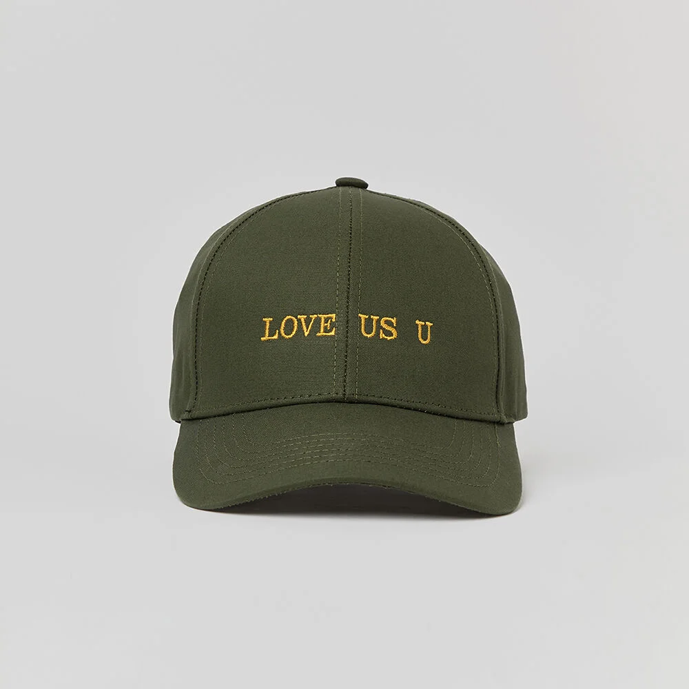 LOVE US U Cotton Cap (Green)