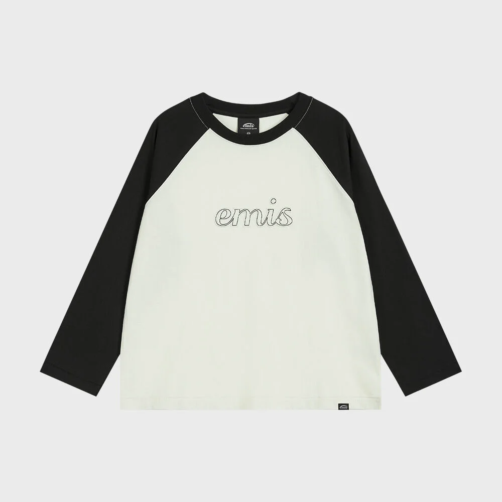 (W) 3/4 SLEEVE RAGLAN T-SHIRT-CREAM