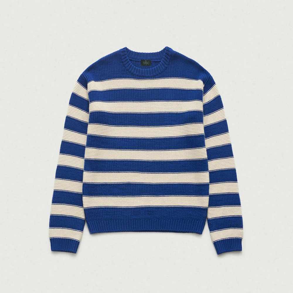 Oversized Colette Stripe Knit_Blue