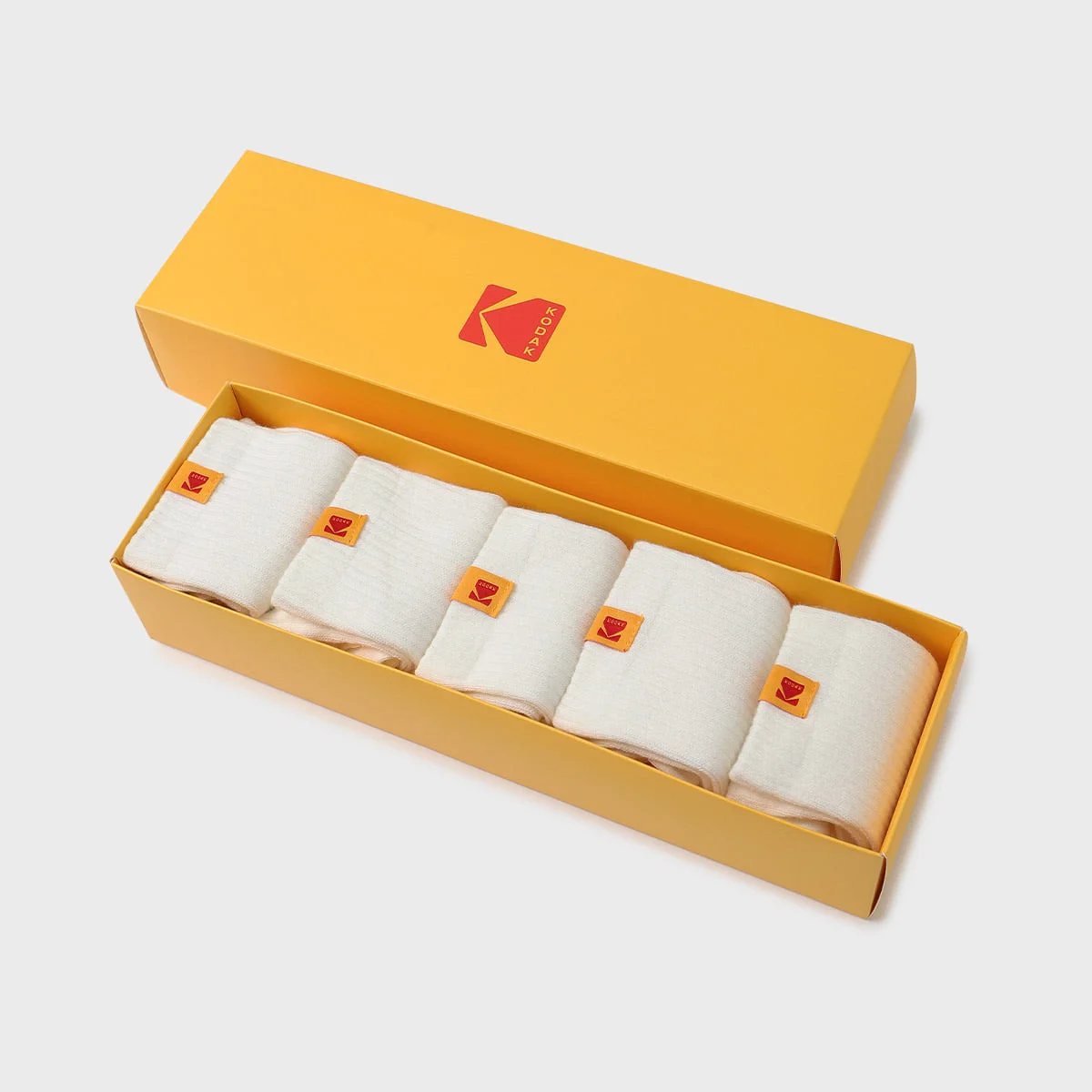 基本款 標籤 中筒 襪 5PC MULTI