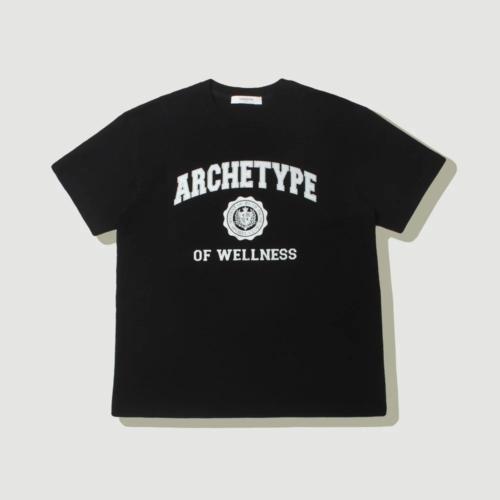 Archetype 圓領 女裝 短袖T恤 BLACK