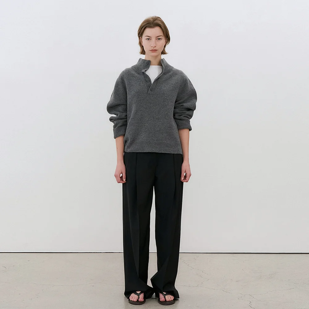 New Classic Wool Trouser(Black)