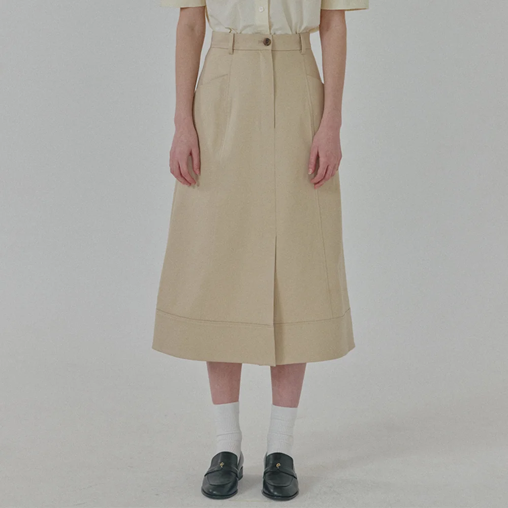 Basic Sleek Skirt(2color)