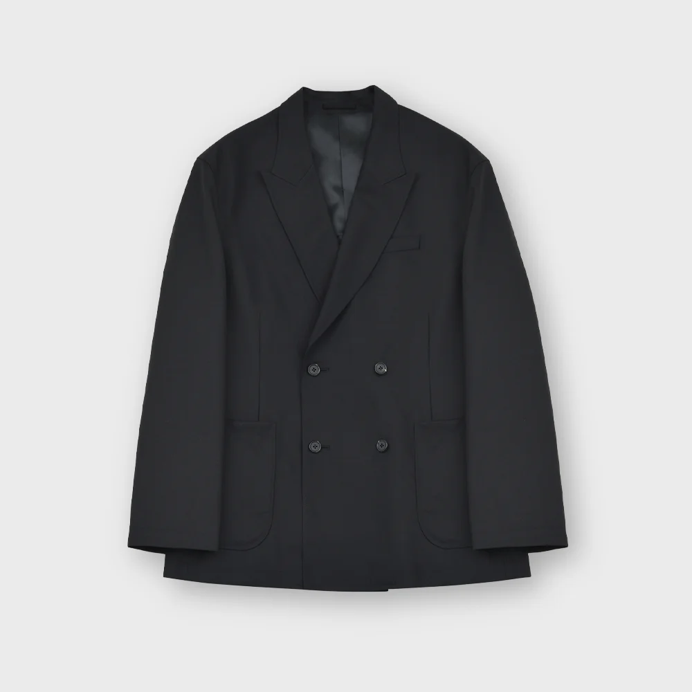 Double Breasted Jacket, Black