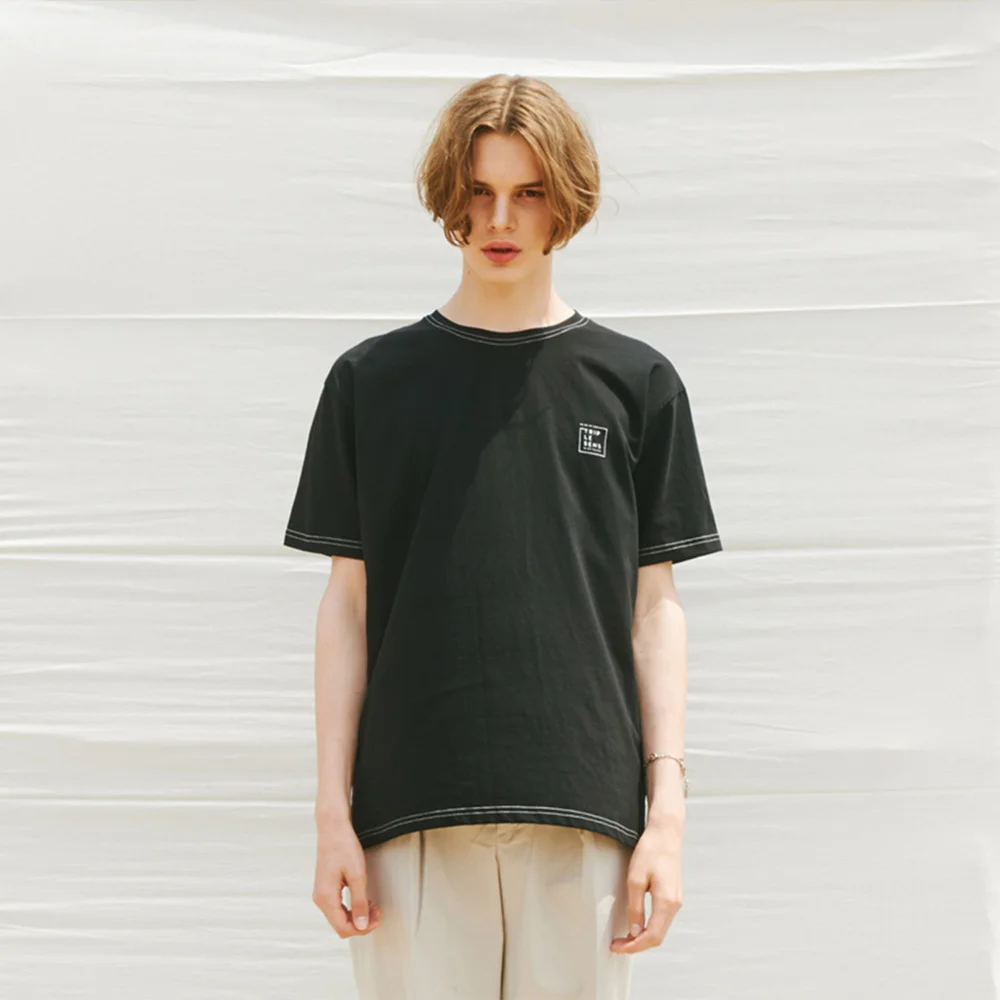TRIP STITCHES T-SHIRTS BLACK