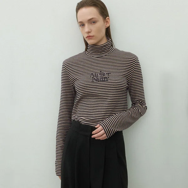 ESSENTIAL STRIPE POLA TEE(T-6947)