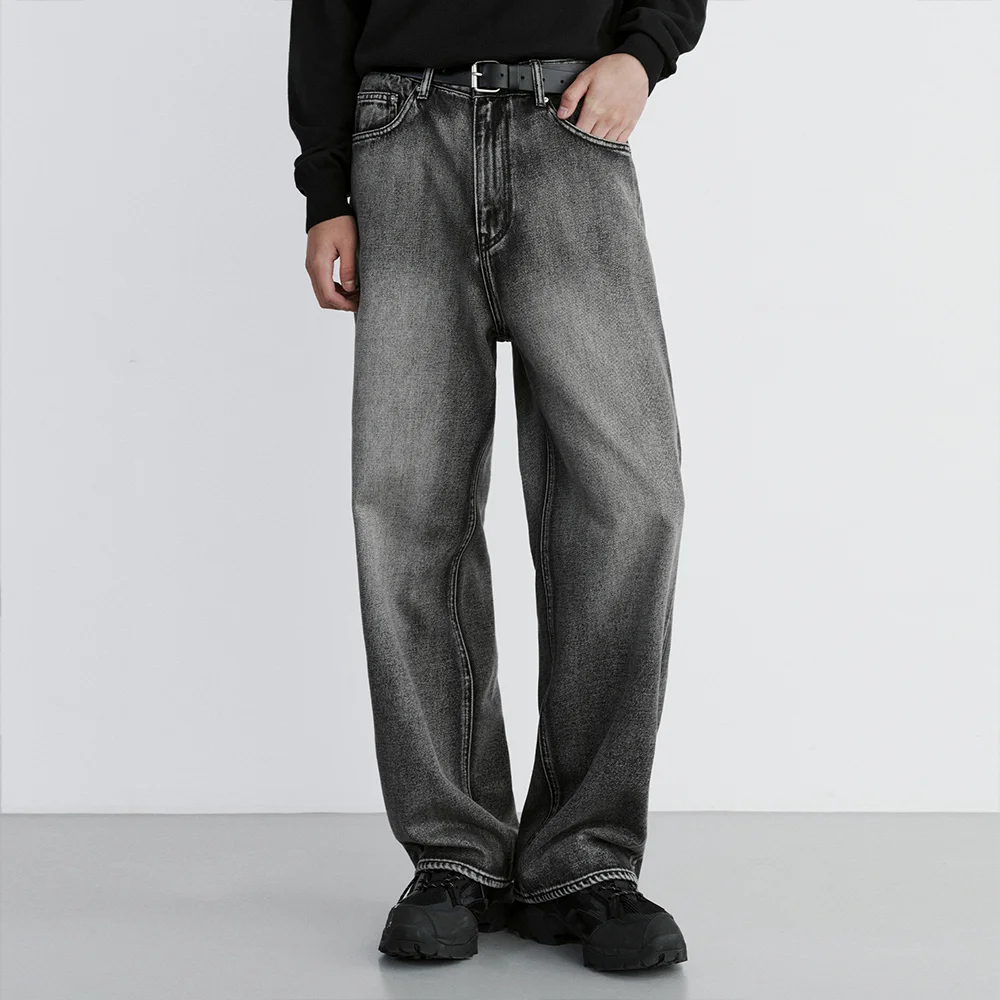 EXTRA WIDE DENIM PANTS