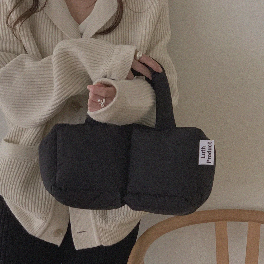 (9次入貨) Puffy Loaf Tote Bag(吐司麵包袋) _ BLACK
