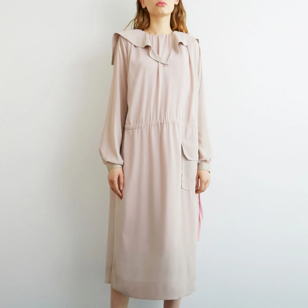 ALLURE DRESS_BEIGE
