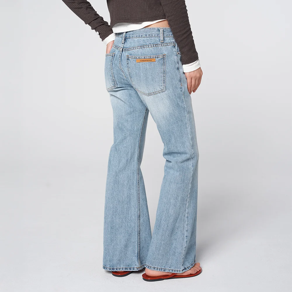 Light Wash Bootcut Denim Jeans