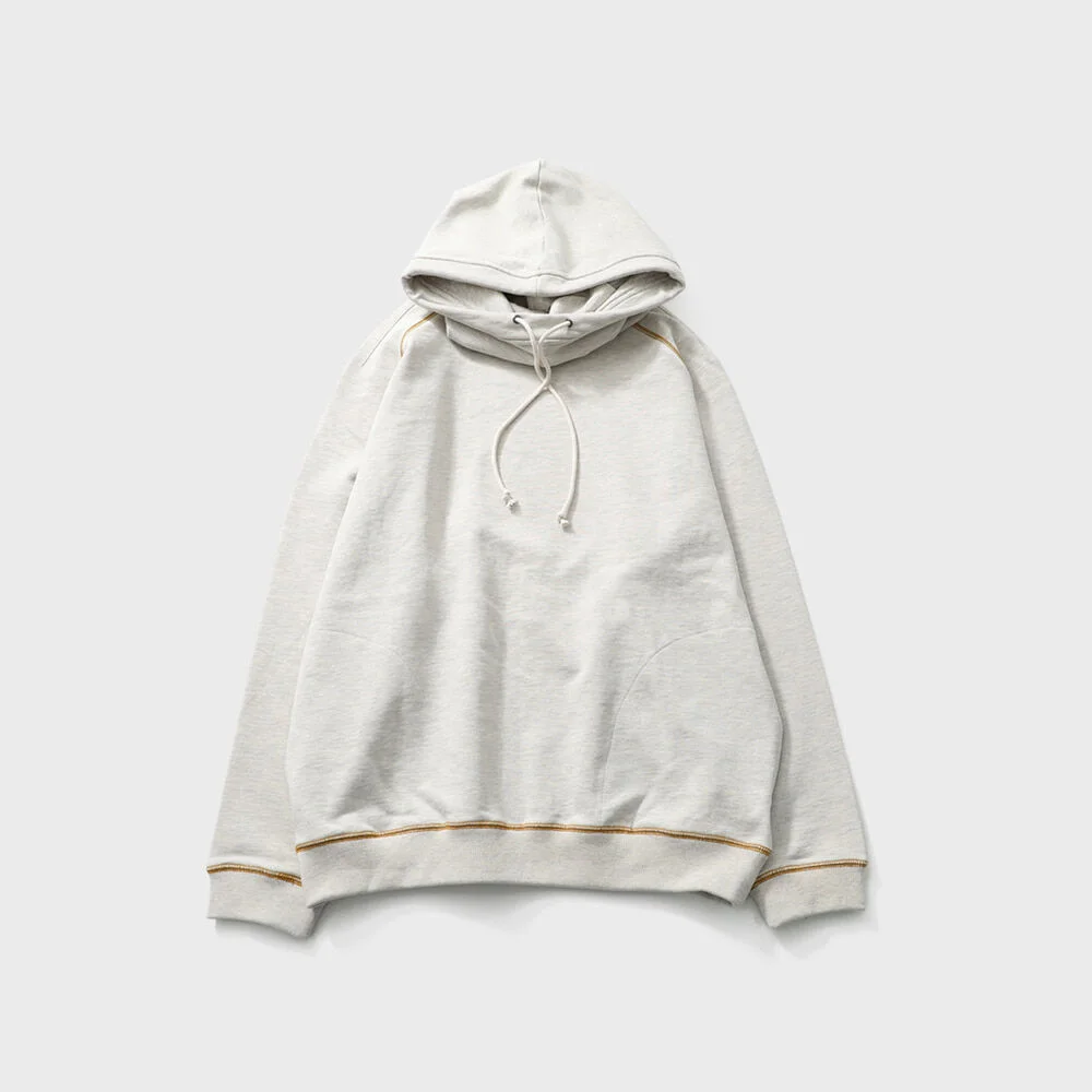 Willow Funnel Stitch Raglan Hoodie Oatmeal