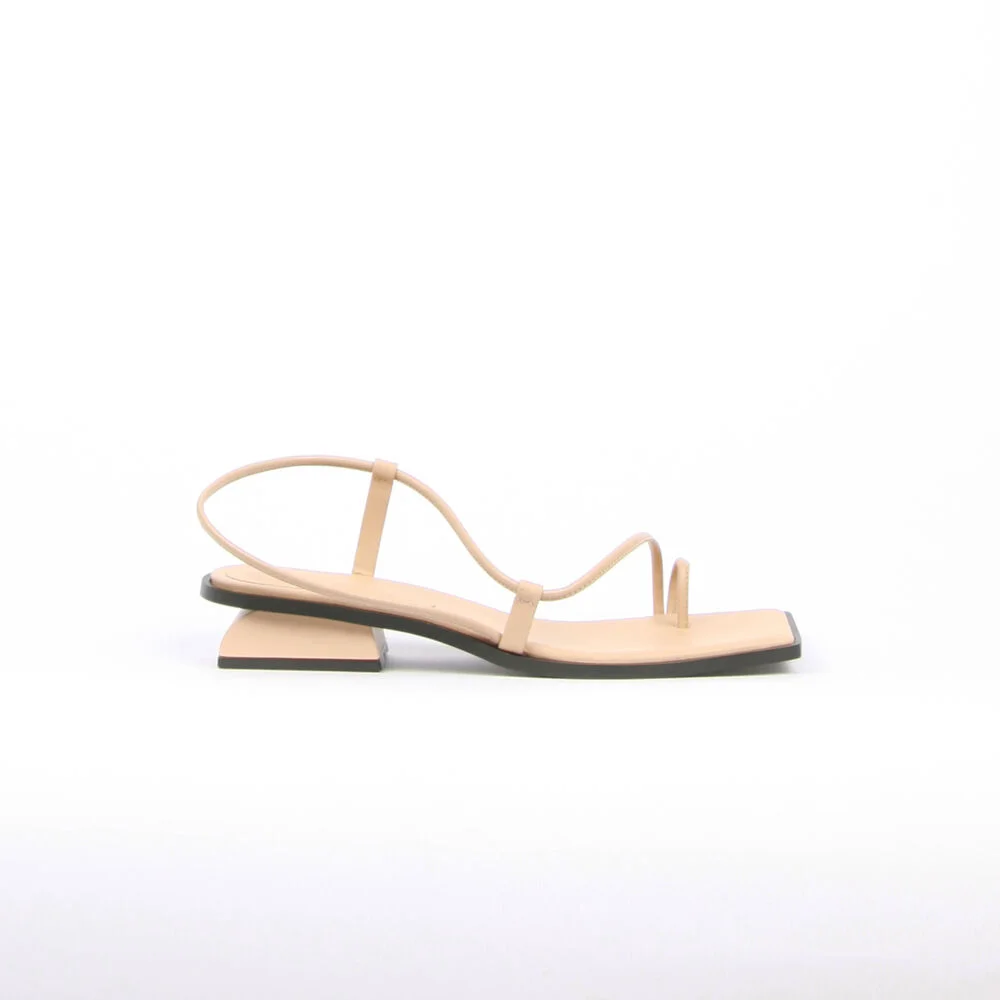 Aida Sandals Leather Beige