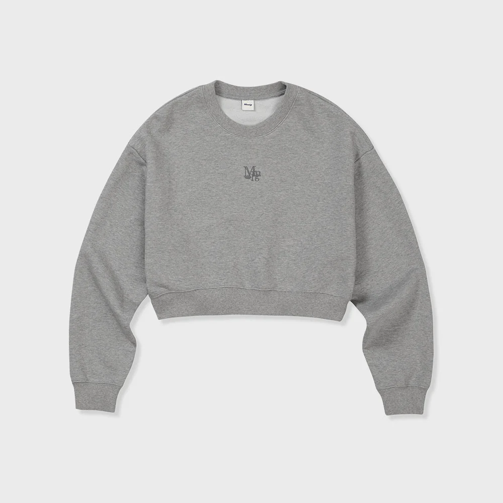 CP CROP SWEAT (EVERY GREY)