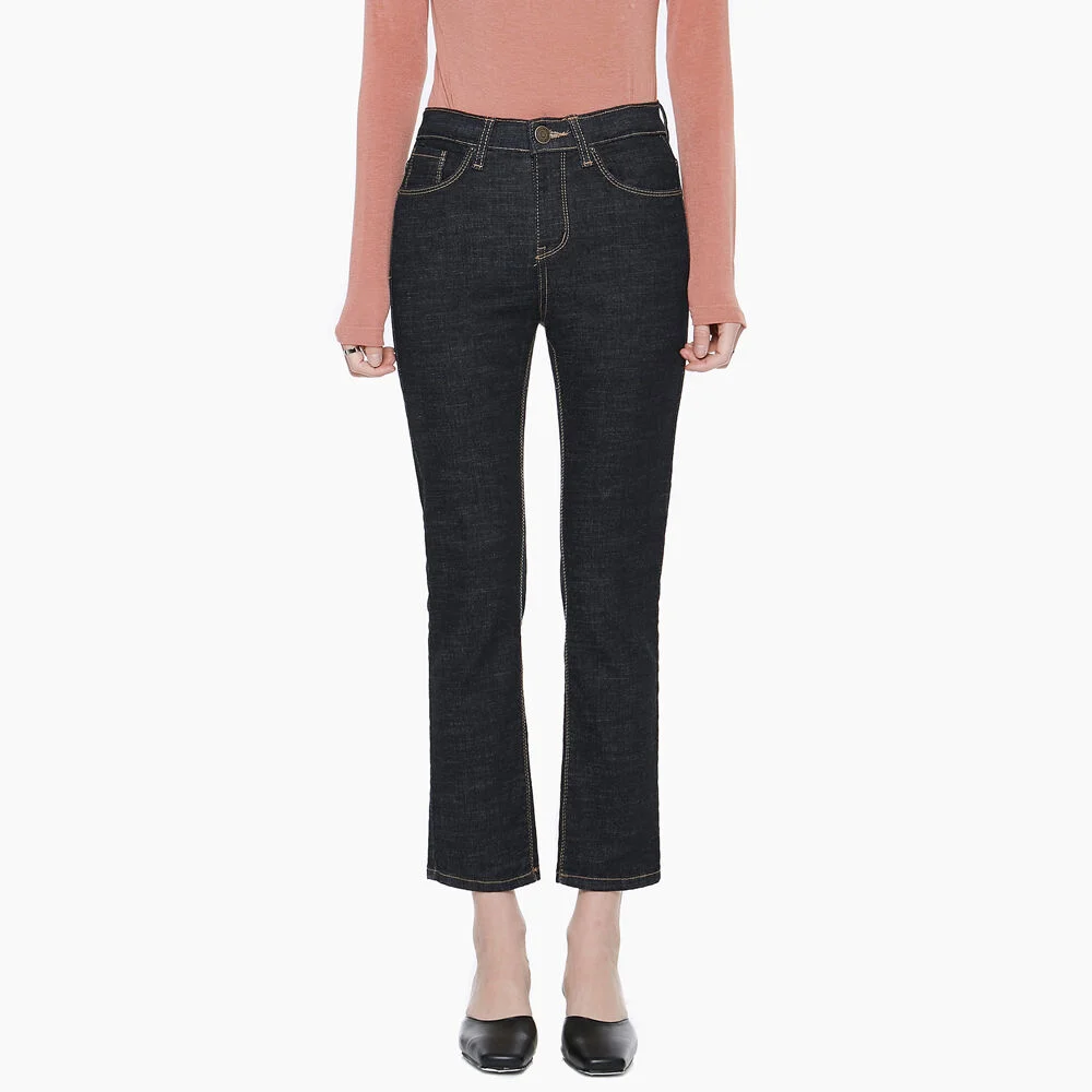 LW040 YELLOW STITCH POINT DENIM_BLACK