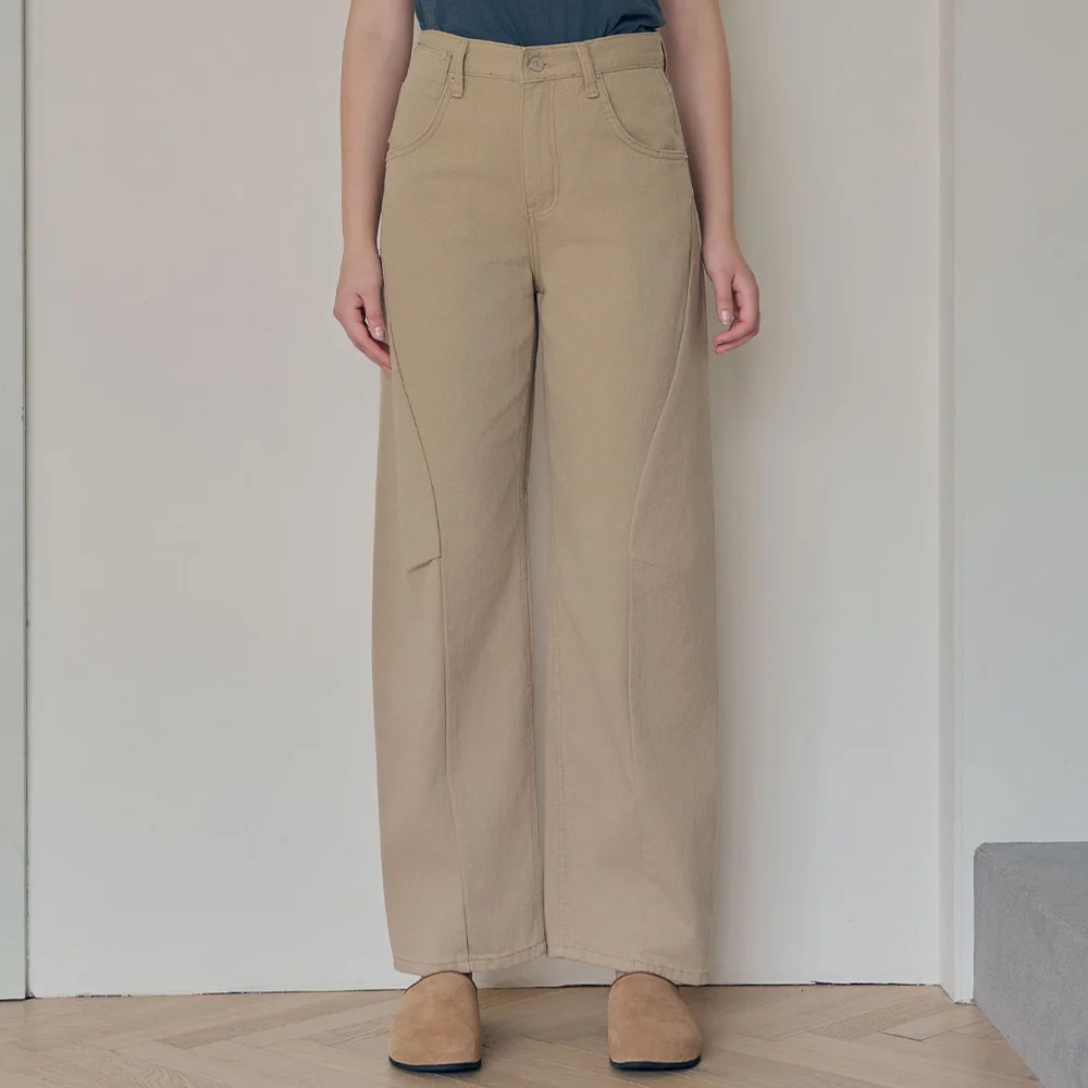 Curve wide pants_3 Colors
