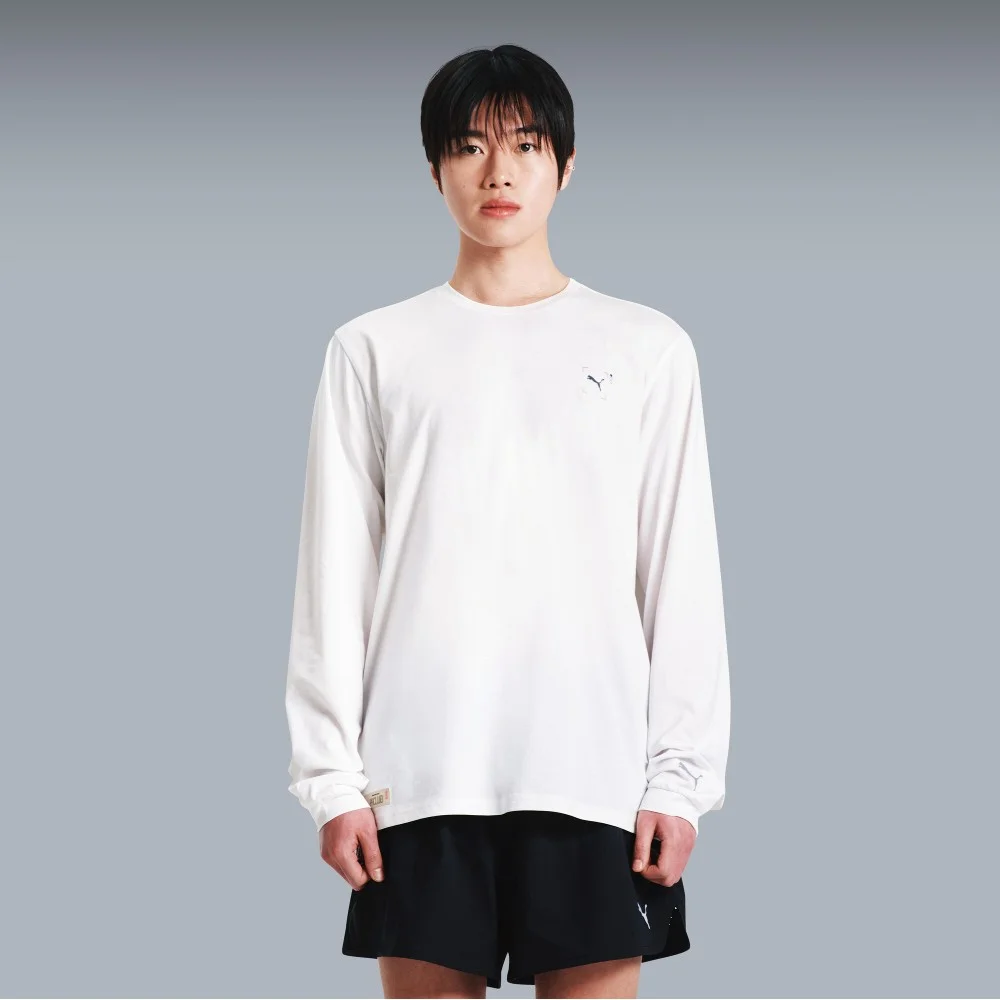 男裝 跑步 俱樂部 長袖 T恤 M Run Club LST (52976601)