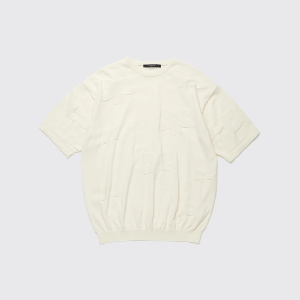 Floral Jacquard Knit V2 Ivory