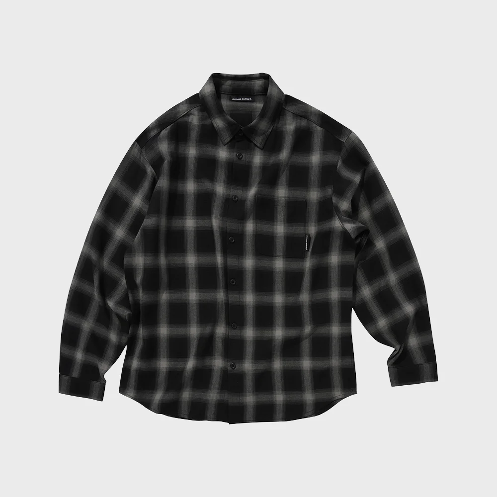 CHECK PATTERN SHIRTS (GREY)