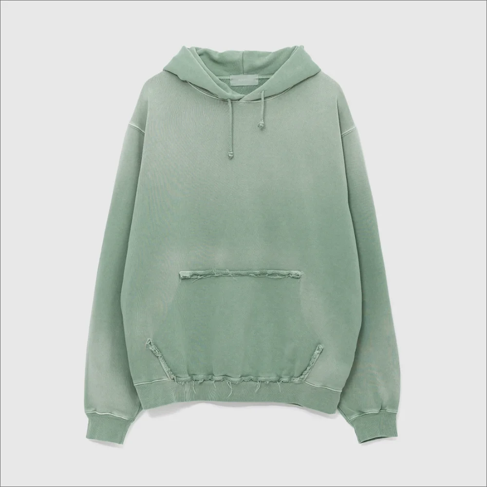 Washed Pullover Hoodie (Used Green)