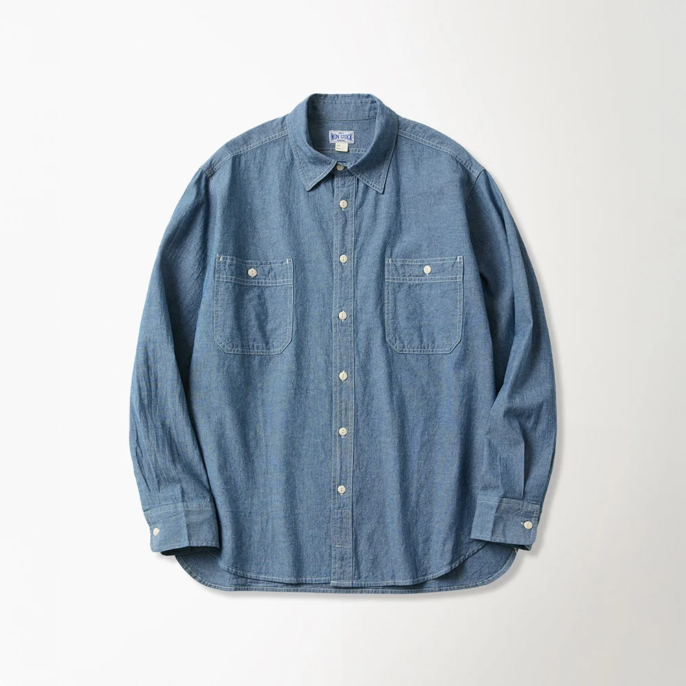 Blue Chambray Work Shirt KR Ver. Light Indigo