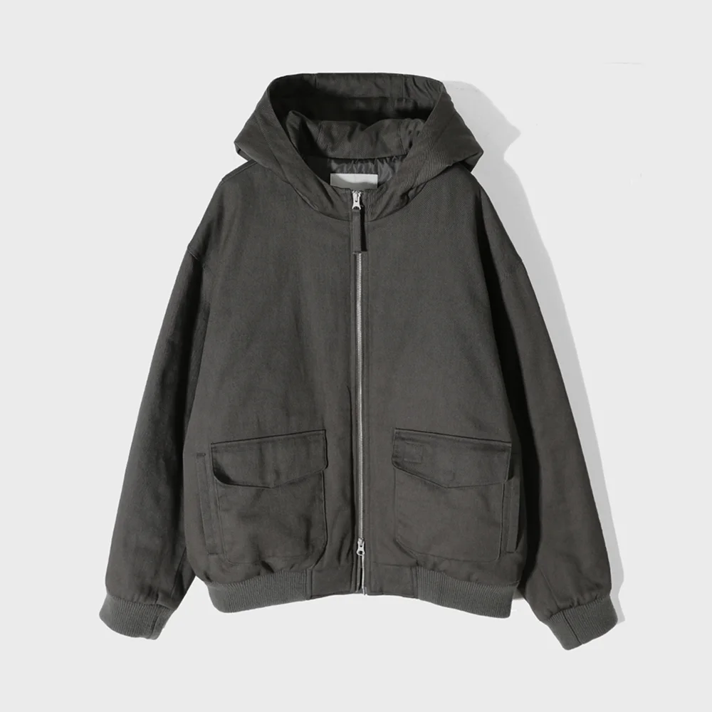 Mendoza Padding Hood Jacket Charcoal