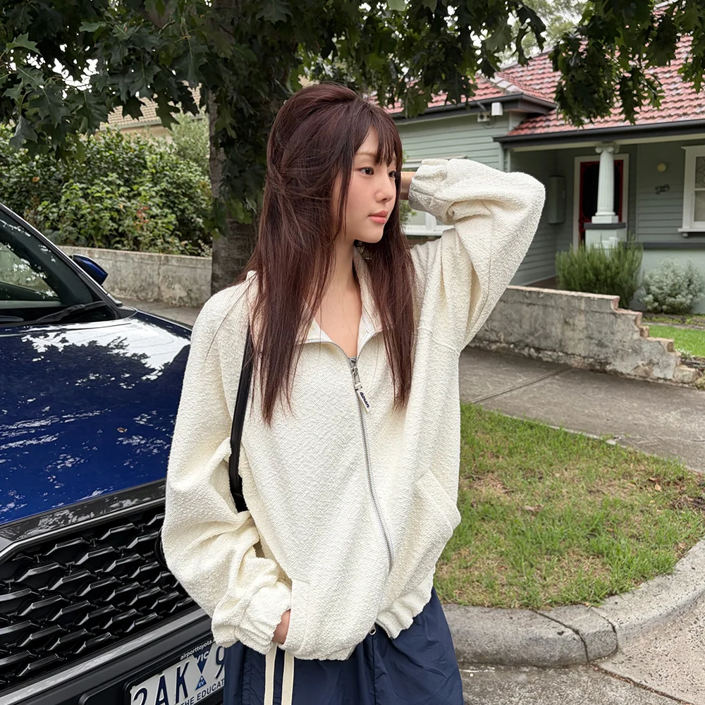 Cotton High neck jumper_ivory