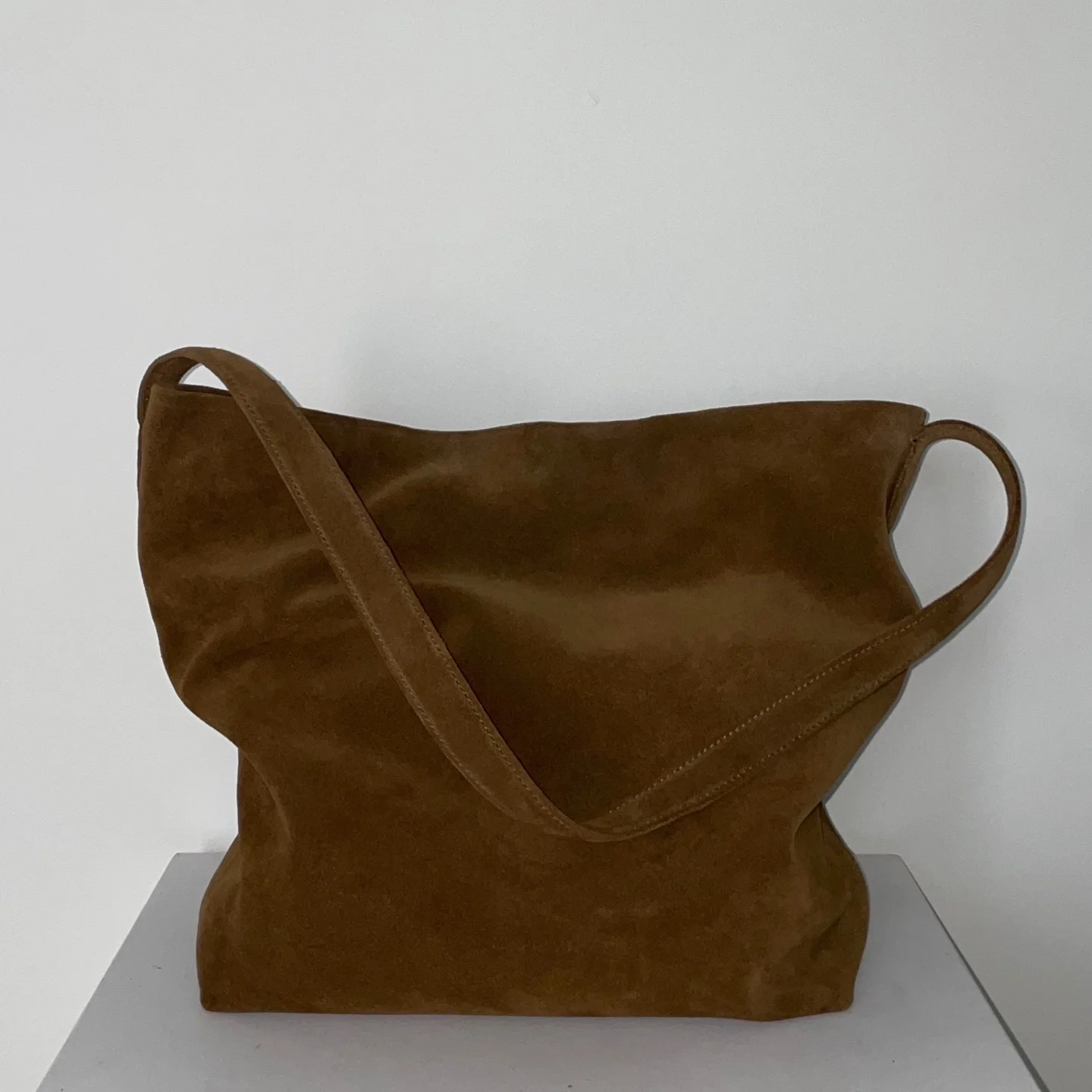 Leo N/S shoulder bag_tobacco brown