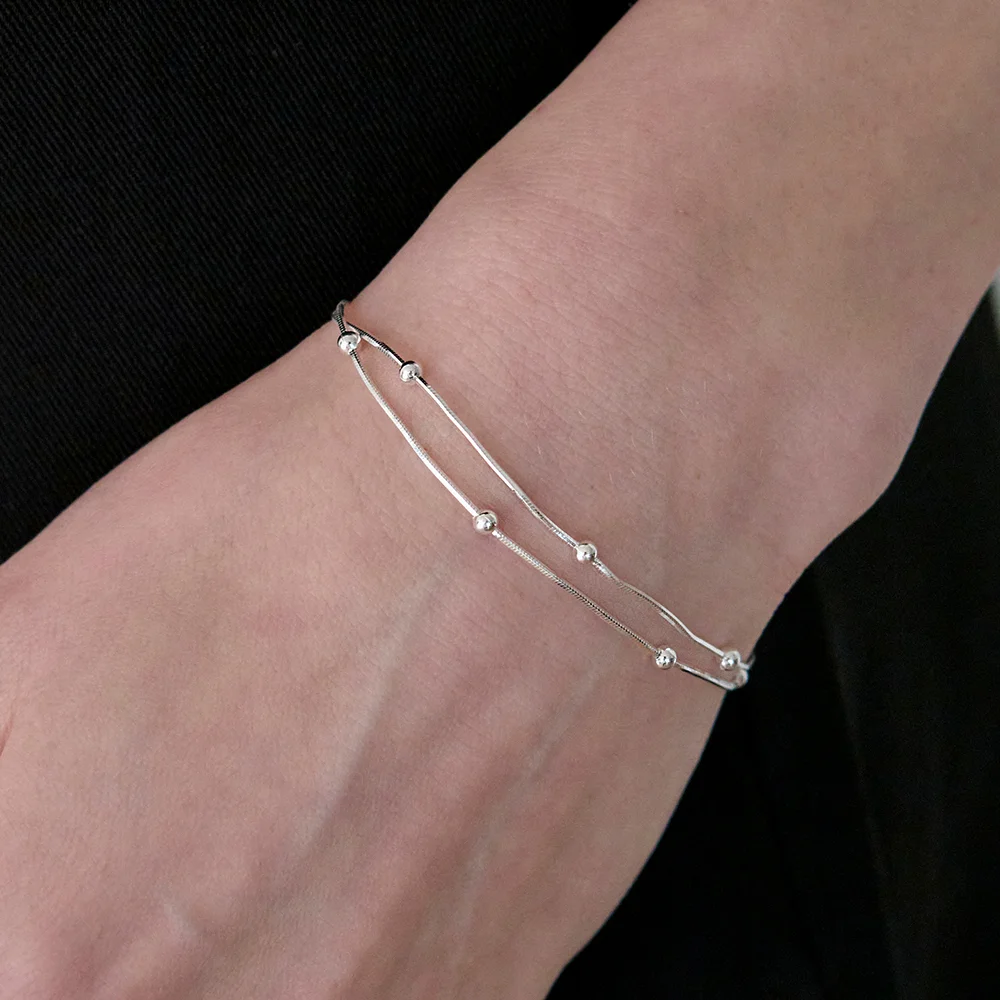 Silver Dew Bracelet