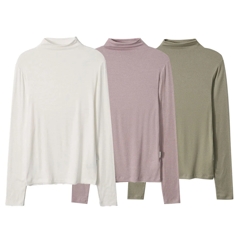 Pure high neck top (3color)
