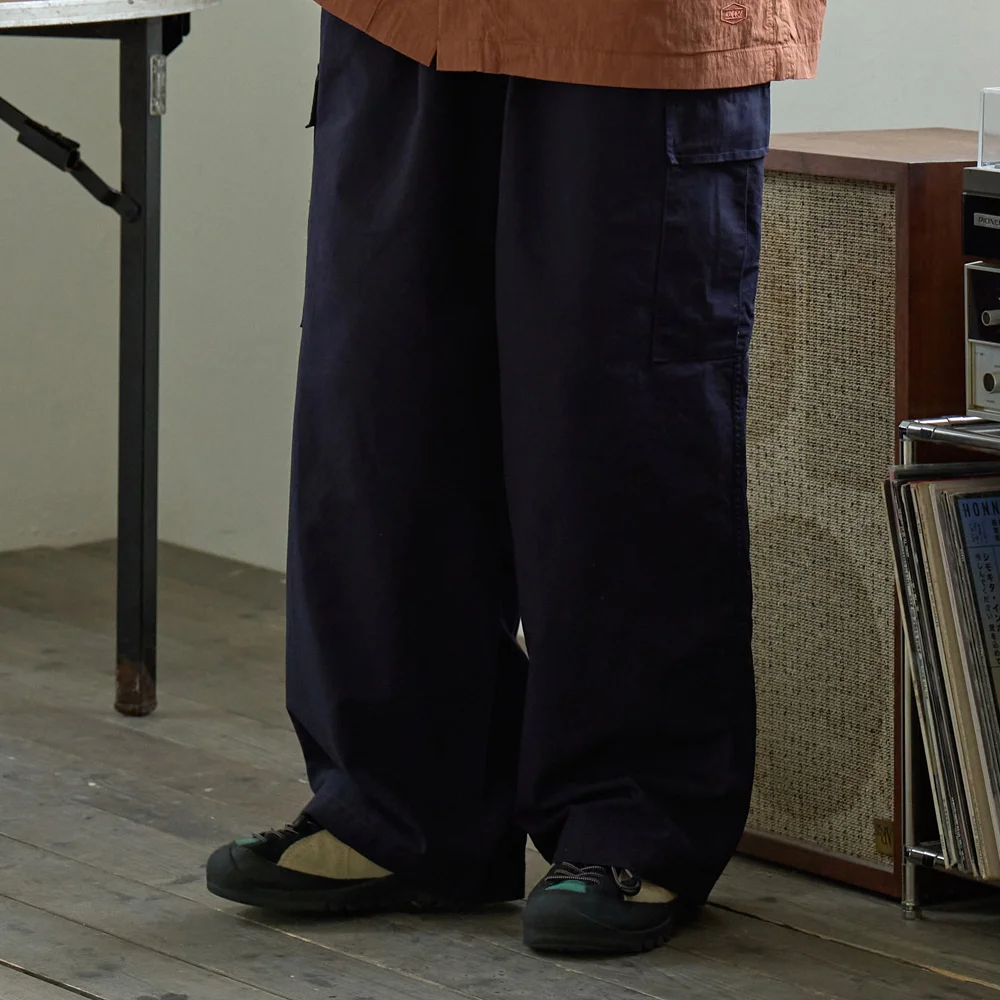 RIPSTOP CARGO PANTS (NAVY)