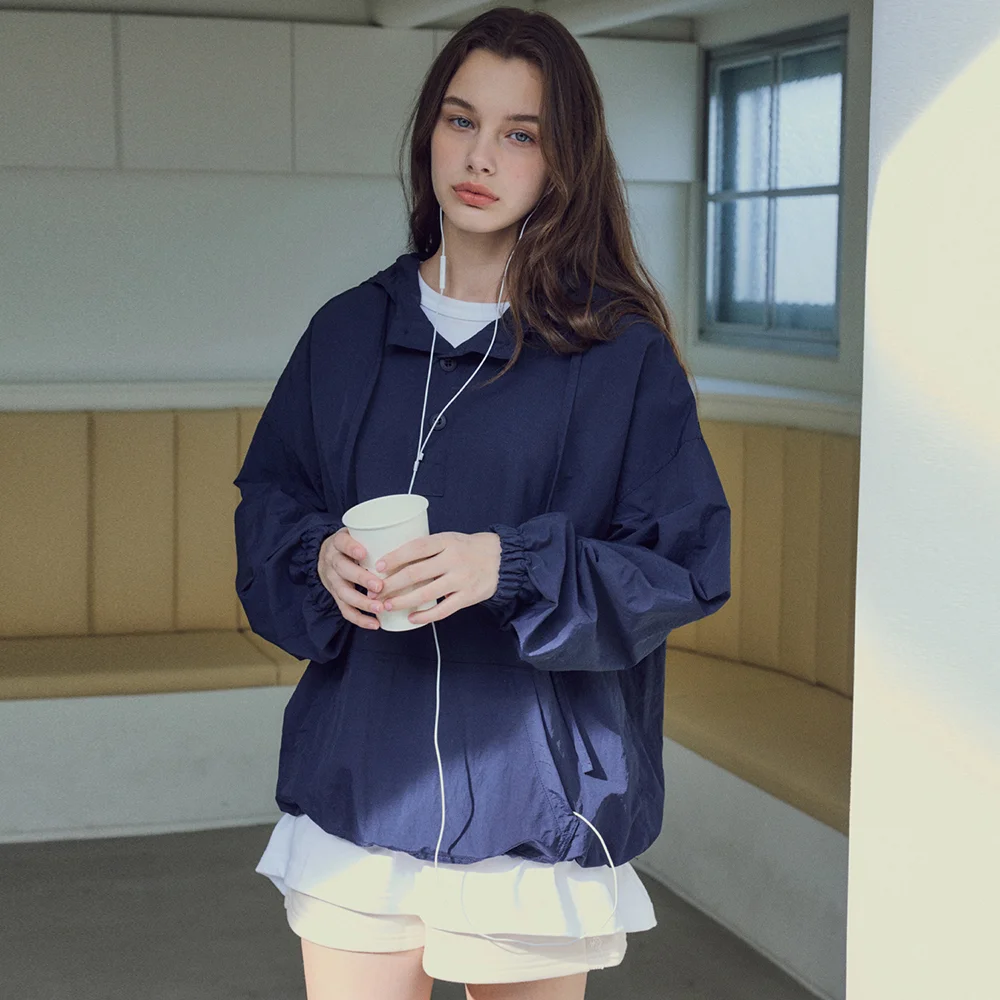W/Windy Anorak Hooded Jacket_Navy(W25-TP10)