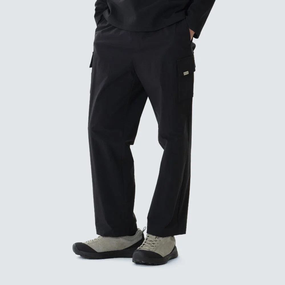 髮根 工裝 直筒 褲子 Black (S26FMRPT64)