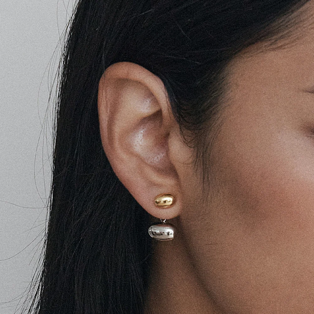 Glow Bean Two Way Earrings