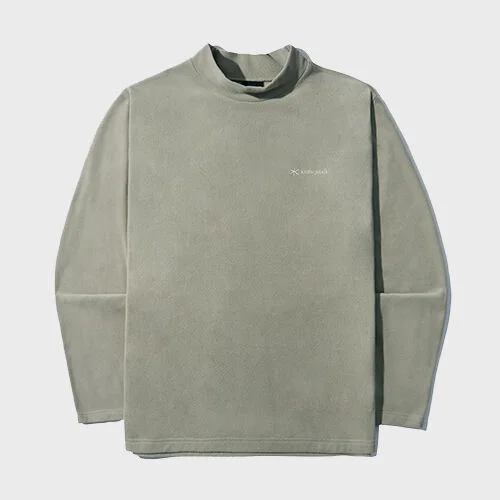 半高領 長袖T恤 Light Khaki (S22FUTTL50)