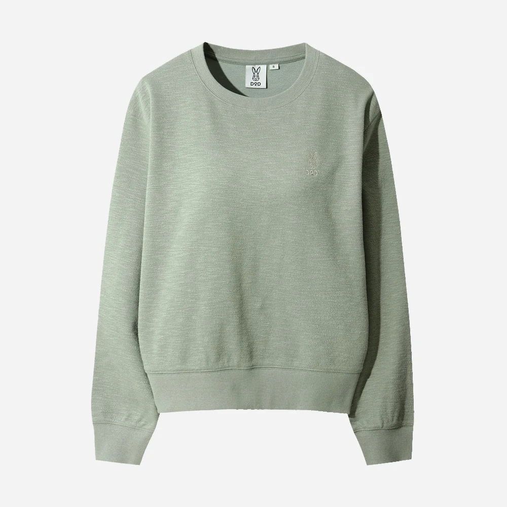 女裝) 摺痕 衛衣(MINT GREEN)