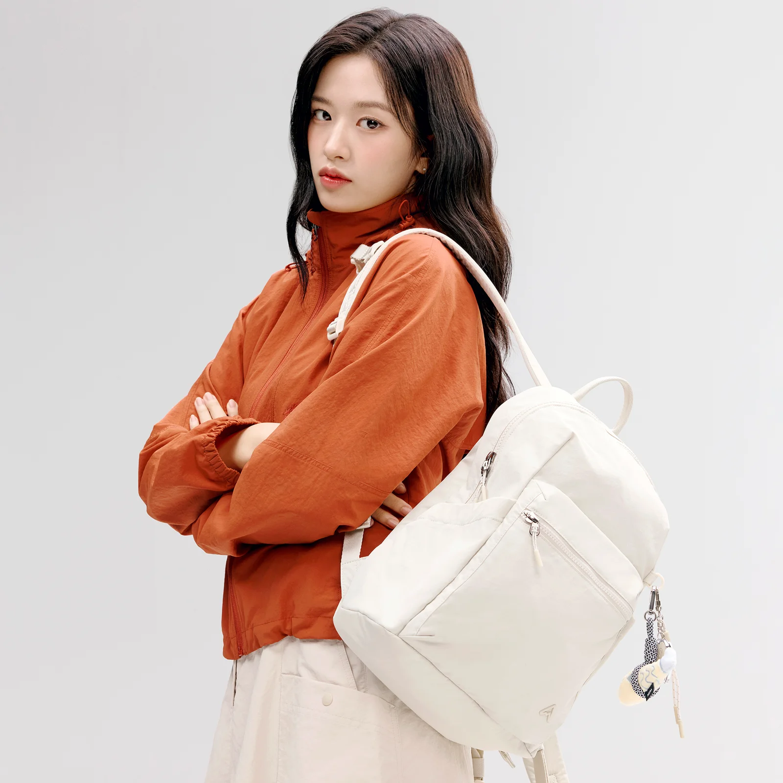 NEPA/Official Direct 7MC7518 通用 榛色 背包(10L)_LIGHT BEIGE