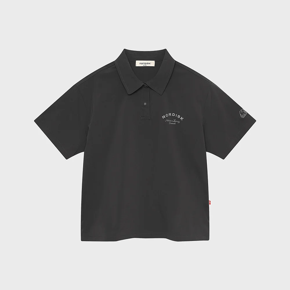 Hygge Cool light Polo 短袖 T恤 - W_Charcoal_OWM26206C8