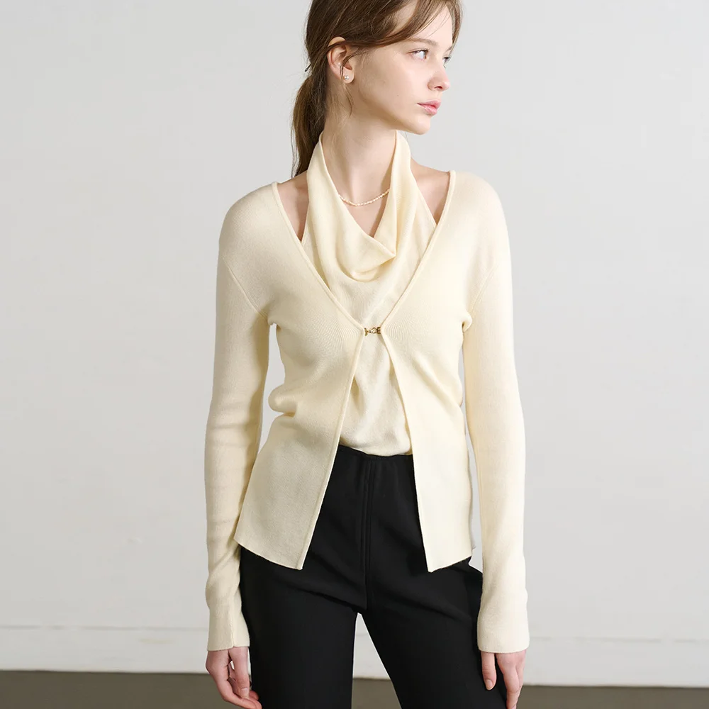 Lautre Halter Buckle Ivory knit