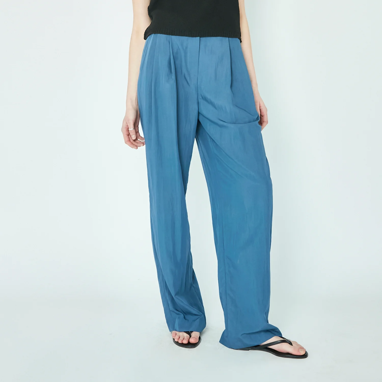 Two Tuck Wide Pants - 2 Colors