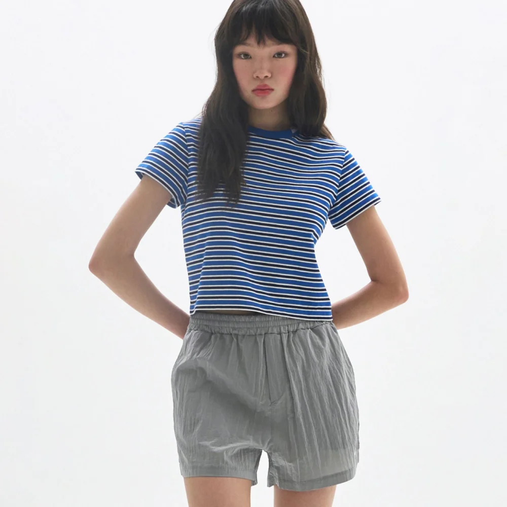 M.C Stripe Baby T-Shirt / BLUE STRIPE