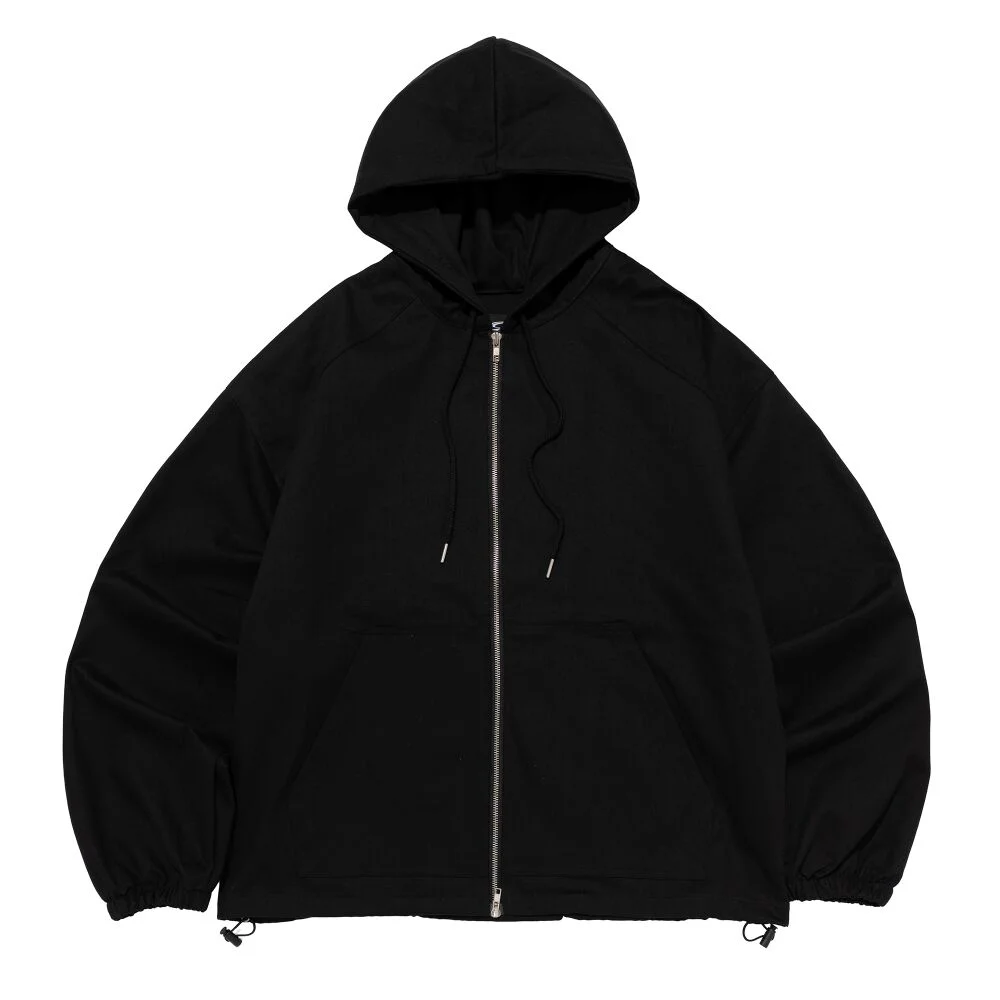 HOOD BOMBER WORK JACKET (BLACK)