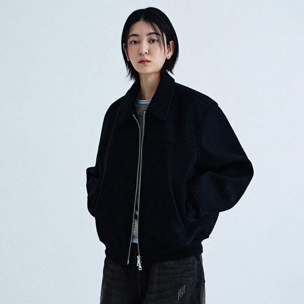 羊毛(WOOL) 棒球外套 外套_3 COLOR
