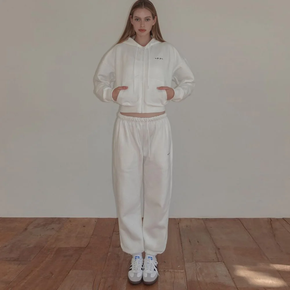 Sweat Fleece Jogger 白色