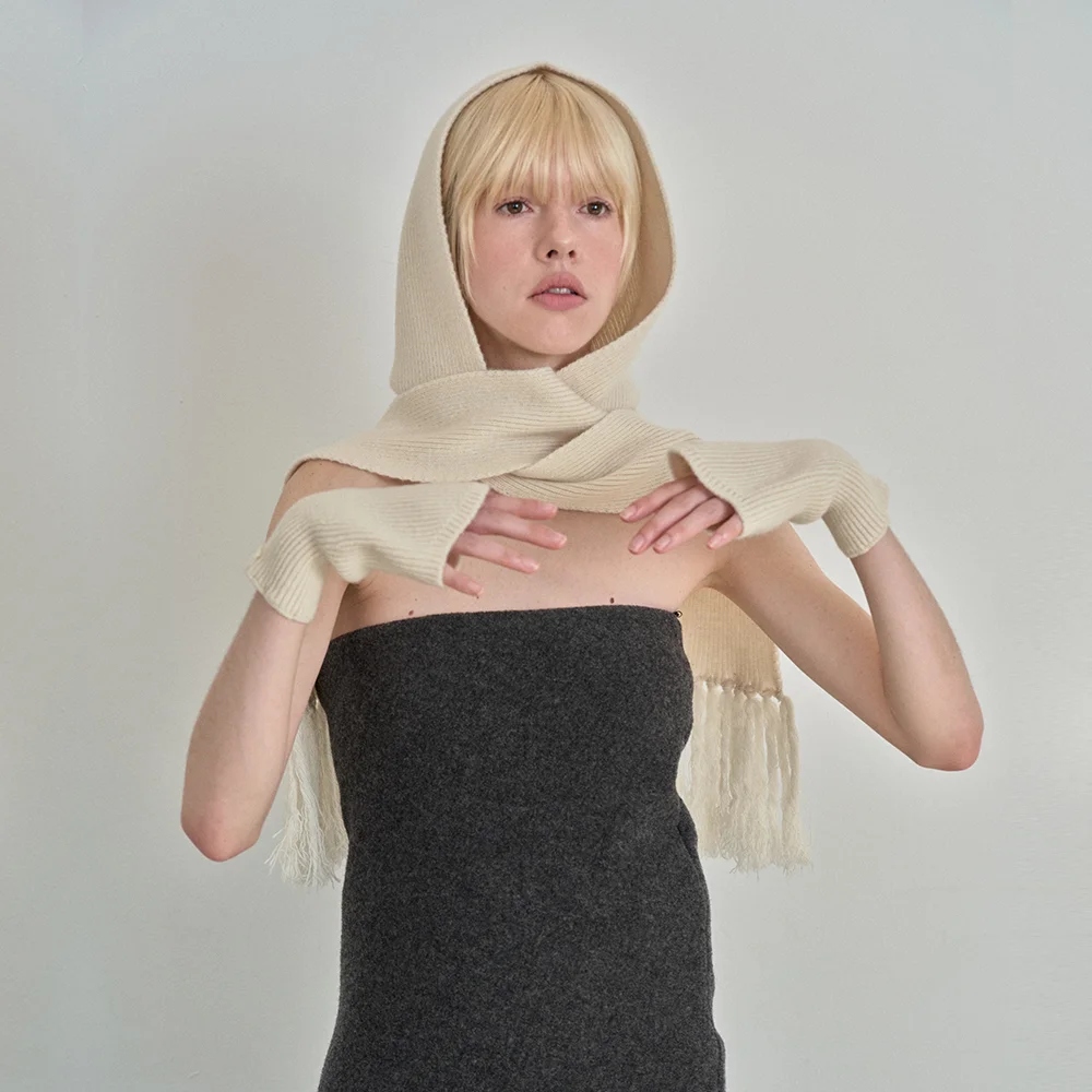 Haydee Chashmere Balaclava (Ivory)
