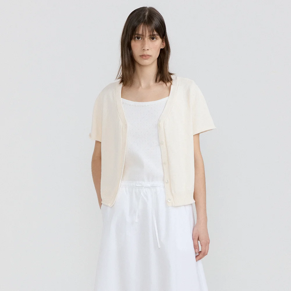 Lumi Knit Cardigan (Ivory)
