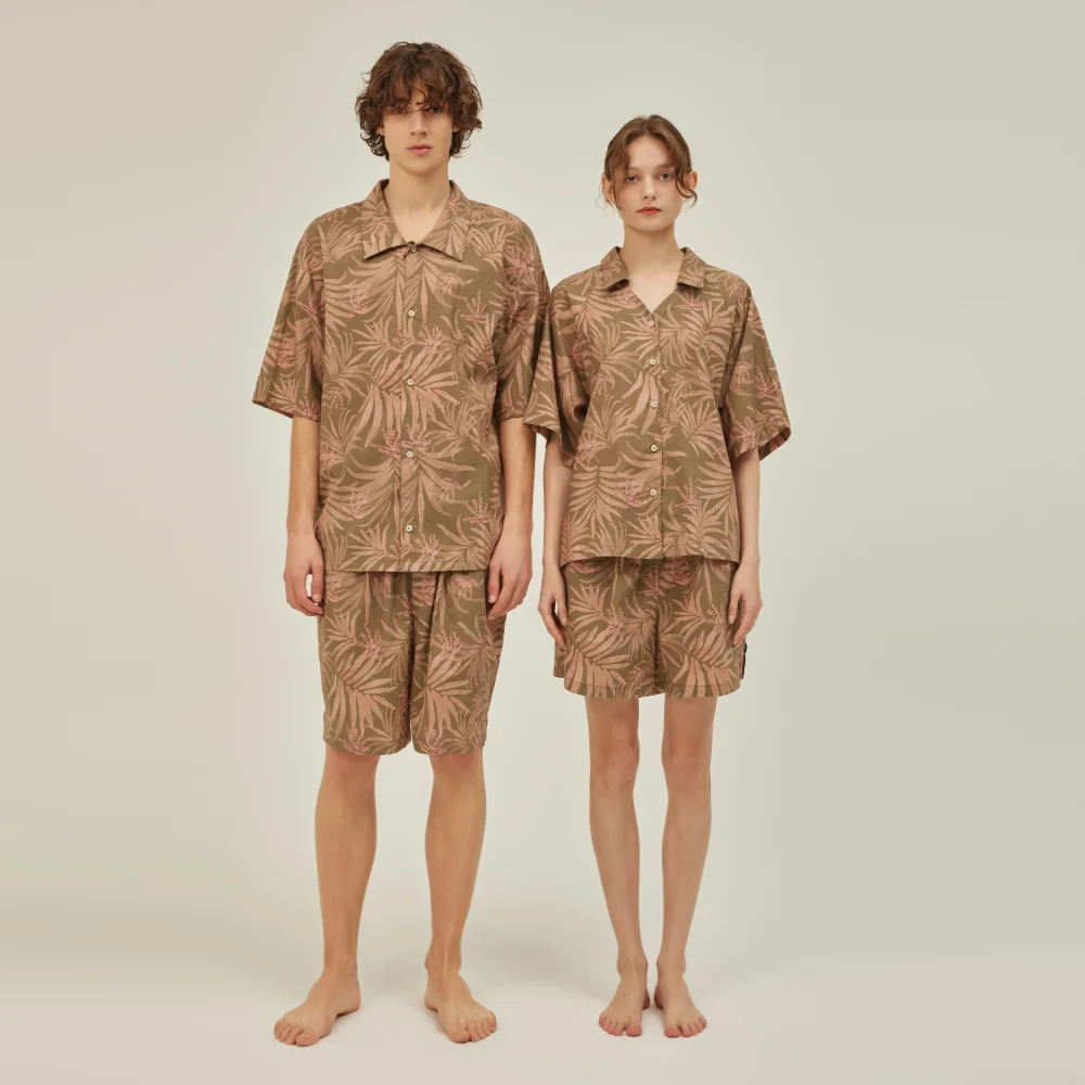 BALI PAJAMA COUPLE SET_pink Sunset