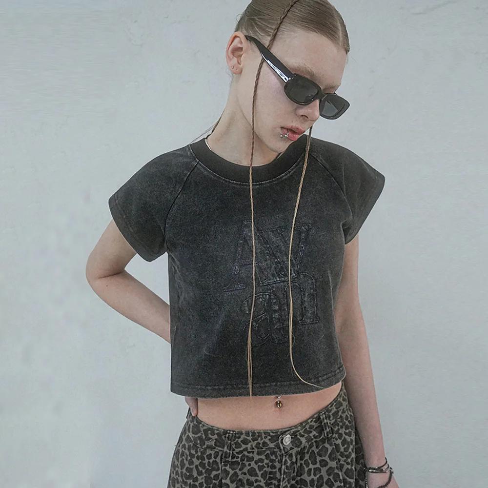 Aa Crop Tee_3Colors