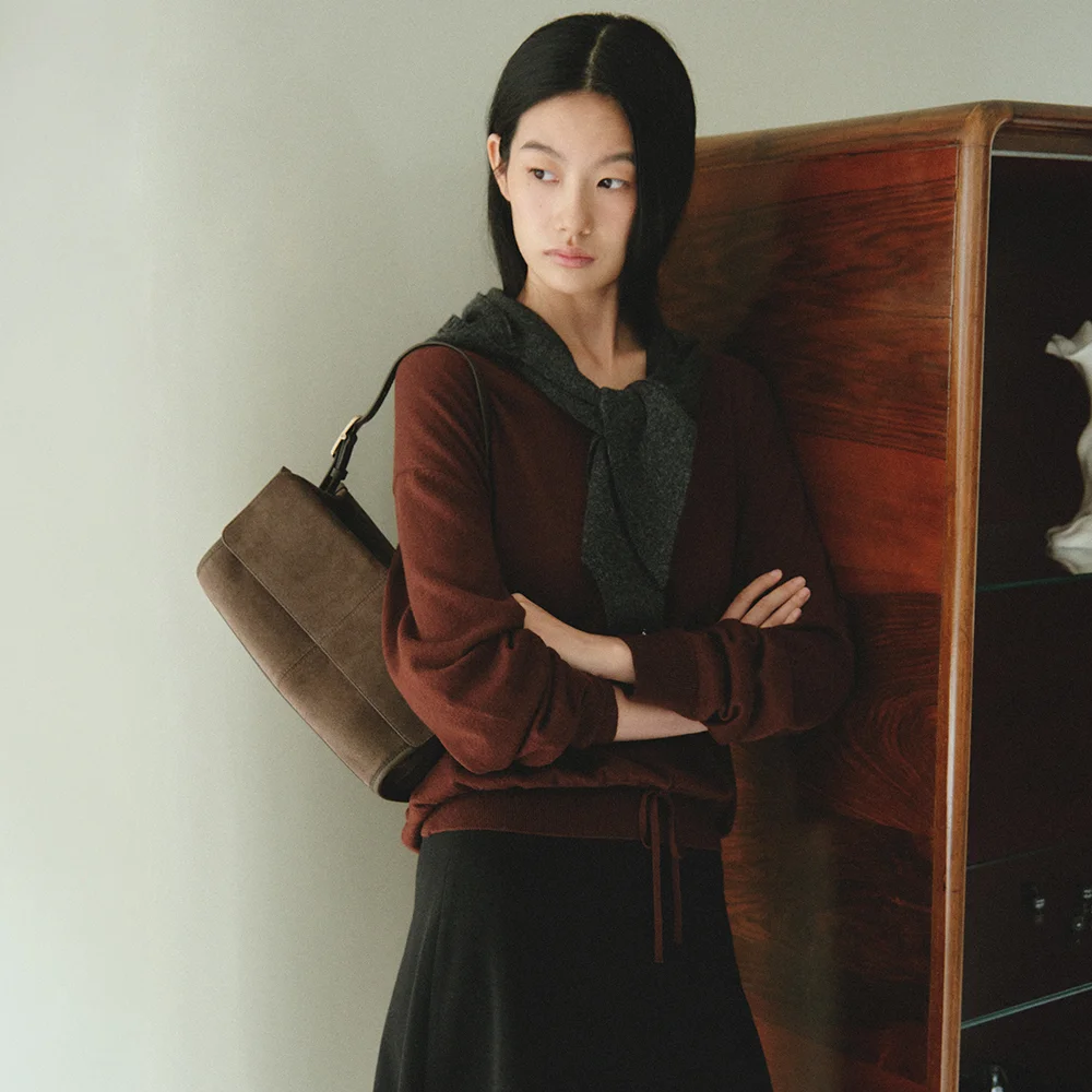 Moitie Tote Suede Esspresso A001_EO